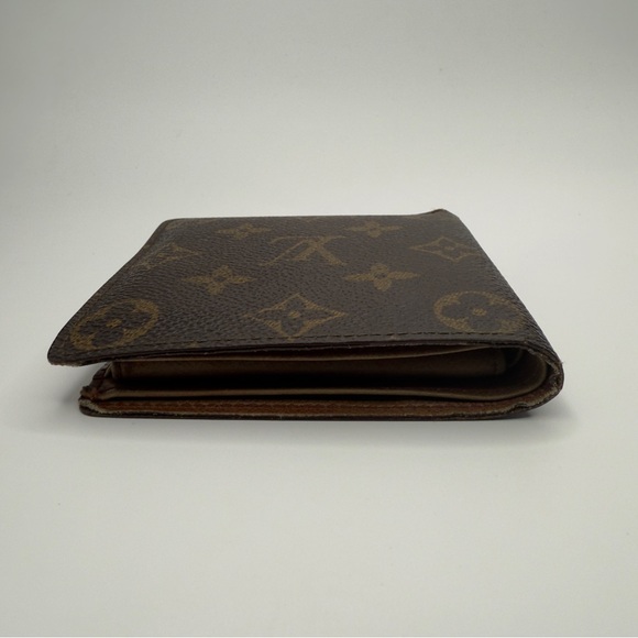 Louis Vuitton Vintage Bi-Fold Marco Wallet | Brown Monogram | Used | Mens | - Picture 4 of 16